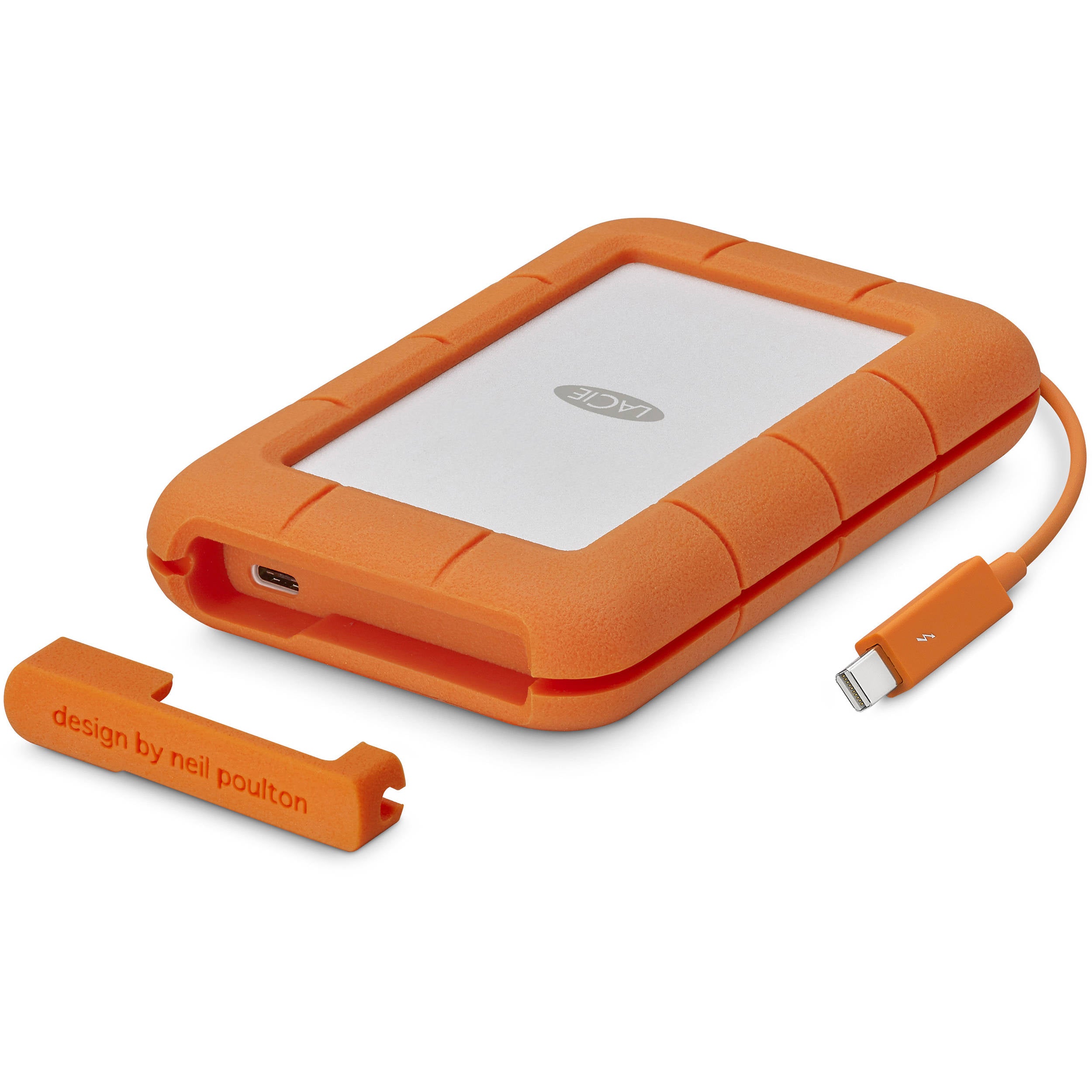 LaCie 1TB Rugged Thunderbolt External SSD with USB Type-C Port