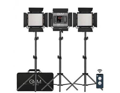 GVM 3 Pack LED 480LS-B3L KIT Video Lighting Kits with APP Control, Bi-Color