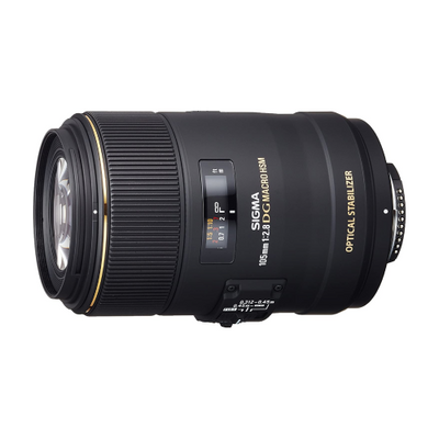 Sigma 105mm F2.8 EX DG OS HSM Macro Lens for Nikon DSLR Camera