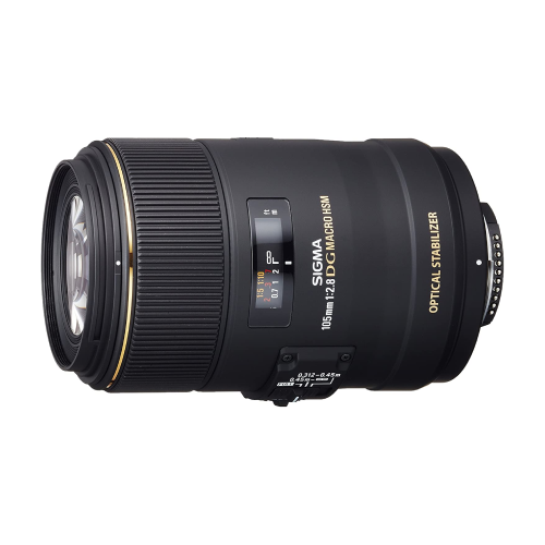Sigma 105mm F2.8 EX DG OS HSM Macro Lens for Nikon DSLR Camera