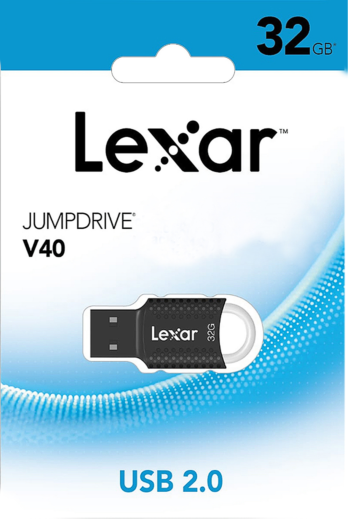 Lexar 32GB JumpDrive® V40 USB 2.0 Flash Drive