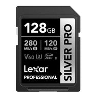 128GB Lexar® Professional SILVER PRO SDXC™ UHS-II Card