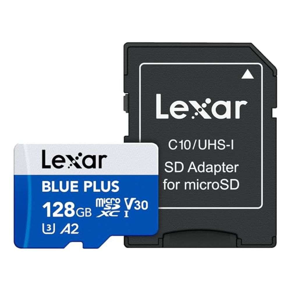 Lexar 128GB Blue Plus microSDHC Memory Card