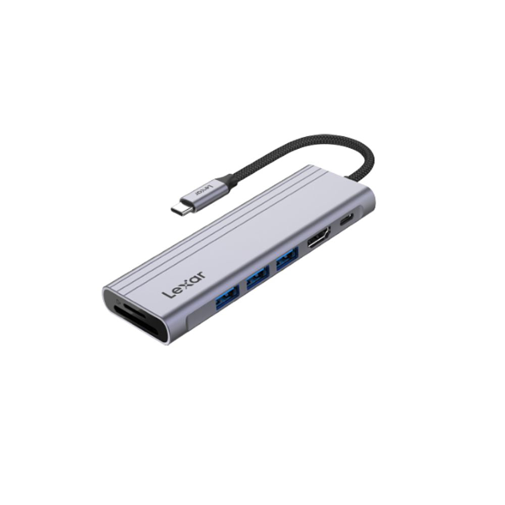 7-in-1 USB-C Hub. USB 3.2 Gen1. Type-C, 3xUSB-A