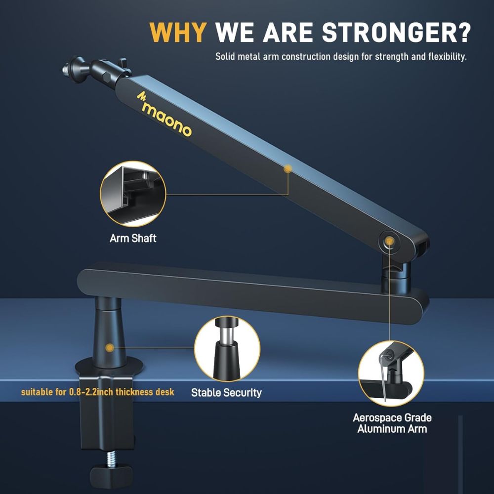 Maono Mic Boom Arm Stand BA92