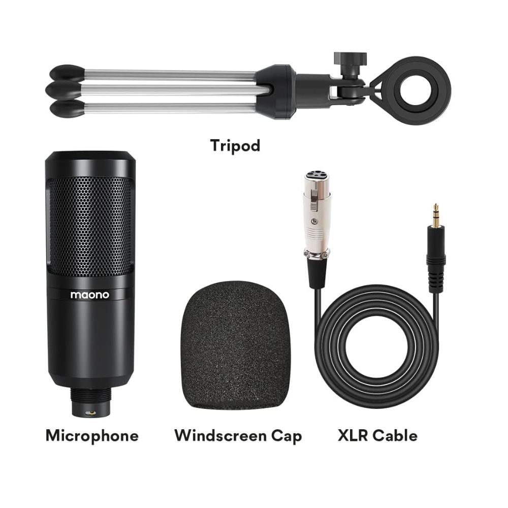 Maono 3.5MM Condenser Microphone AU-PM360TR