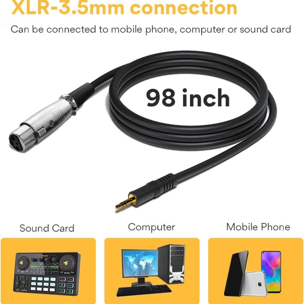 Maono 3.5MM Condenser Microphone AU-PM360TR