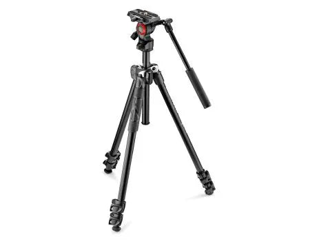 Manfrotto 290 light aluminium tripod with befree live fluid video head (MK290LTA3-V)