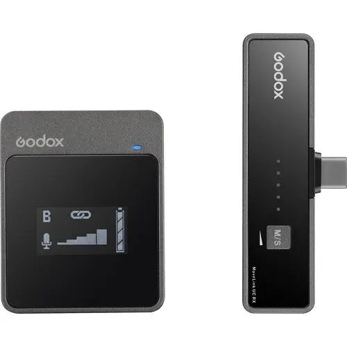 Godox MoveLink UC1 Kit 2.4GHz Wireless single Microphone System for Type C phones