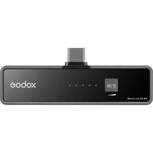 Godox MoveLink UC2 Kit 2.4GHz Wireless Dual Microphone System for Type C phones