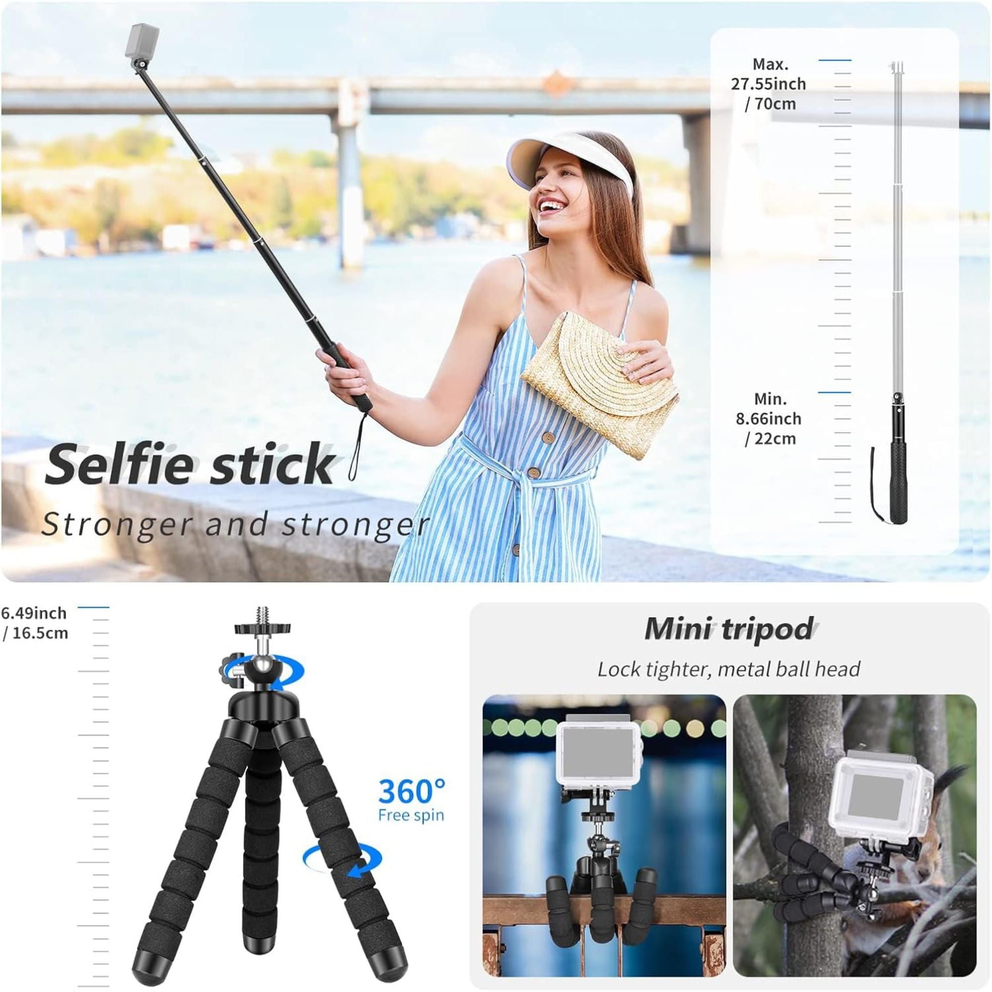 Neewer 50-in-1 Action Camera Accessory Kit