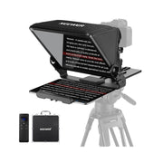 Neewer X12II Tablet Teleprompter with remote, ideal for professional video equipment and studio accessories.