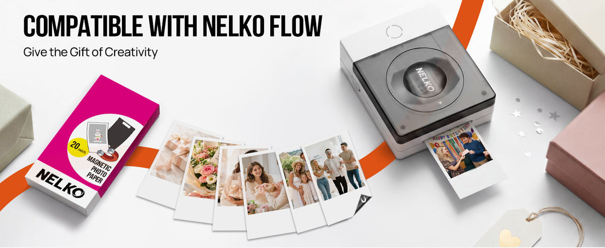 Nelko 2.06x3.54 Inch Magnetic Photo Paper for PP01 & PP03 (20 Sheets) – view 3