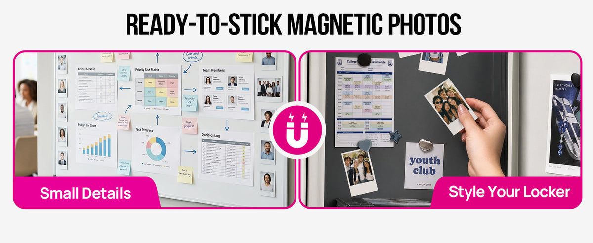 Nelko 2.06x3.54 Inch Magnetic Photo Paper for PP01 & PP03 (20 Sheets) – view 4