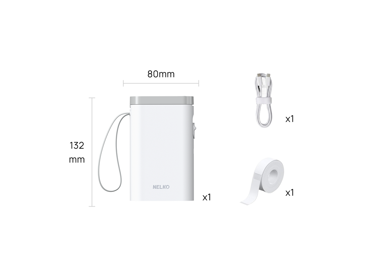 Nelko P21 Portable Bluetooth Label Printer – view 6