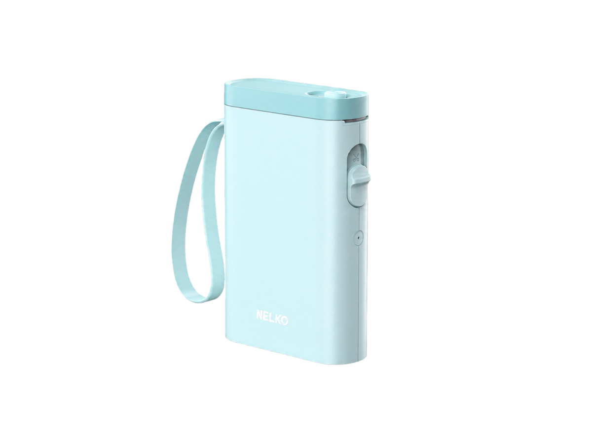 Nelko P21 Portable Bluetooth Label Printer – Sky Blue