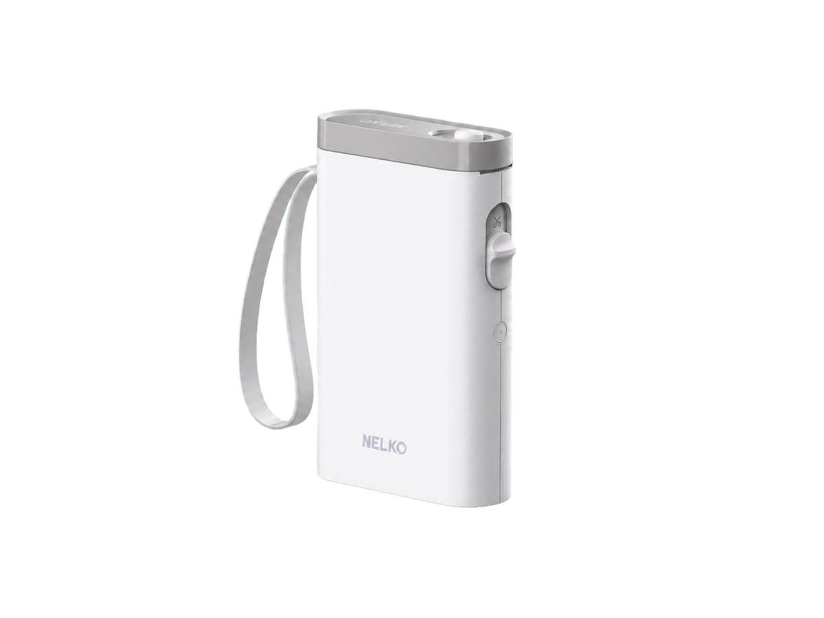 Nelko P21 Portable Bluetooth Label Printer – White
