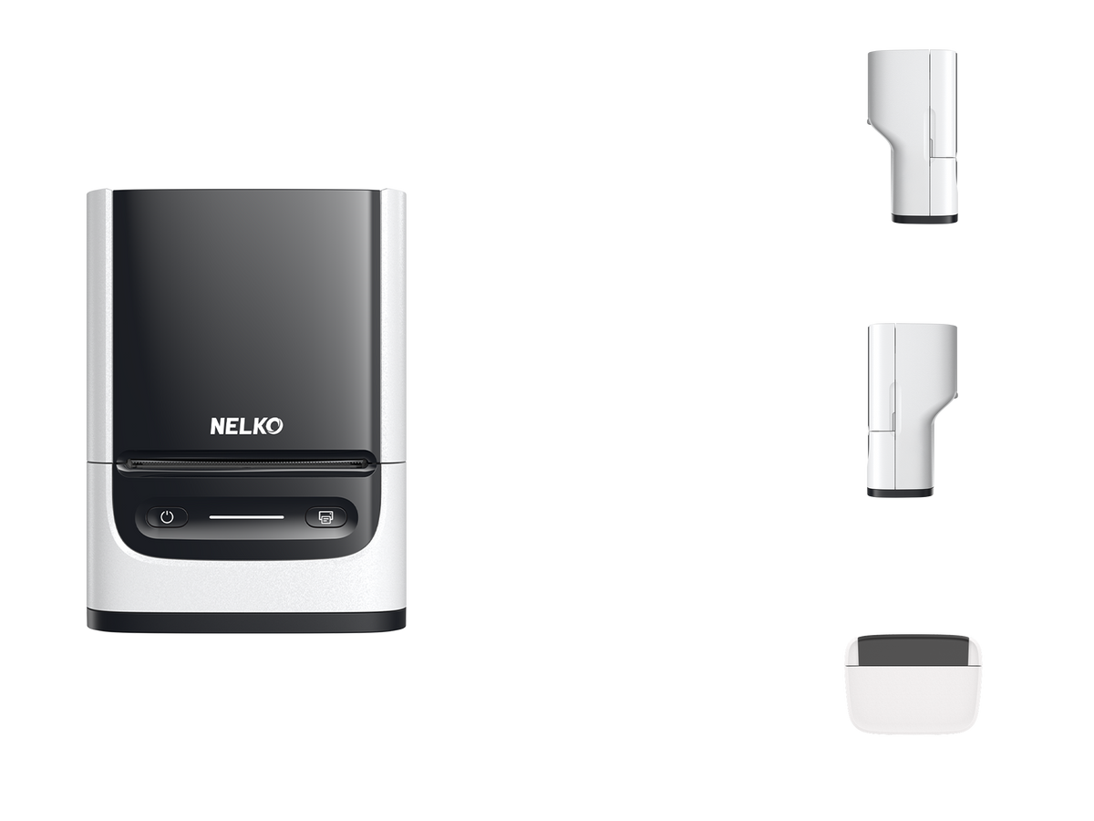 Nelko PM220 Bluetooth Label Printer (White) – view 3