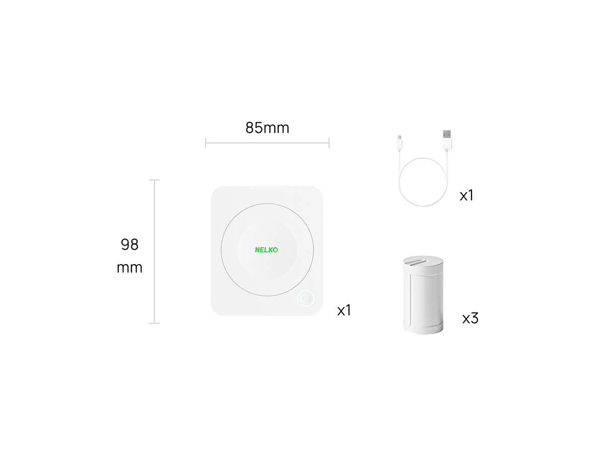 Nelko PM230 Bluetooth Sticker Printer with 3 Paper Rolls – view 7