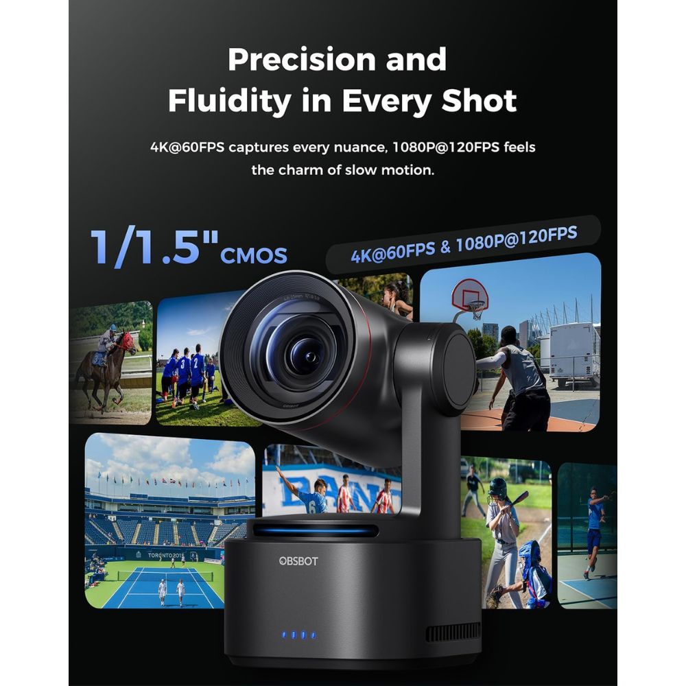 OBSBOT Tail 2 AI PTZ NDI 4K Live Production Camera