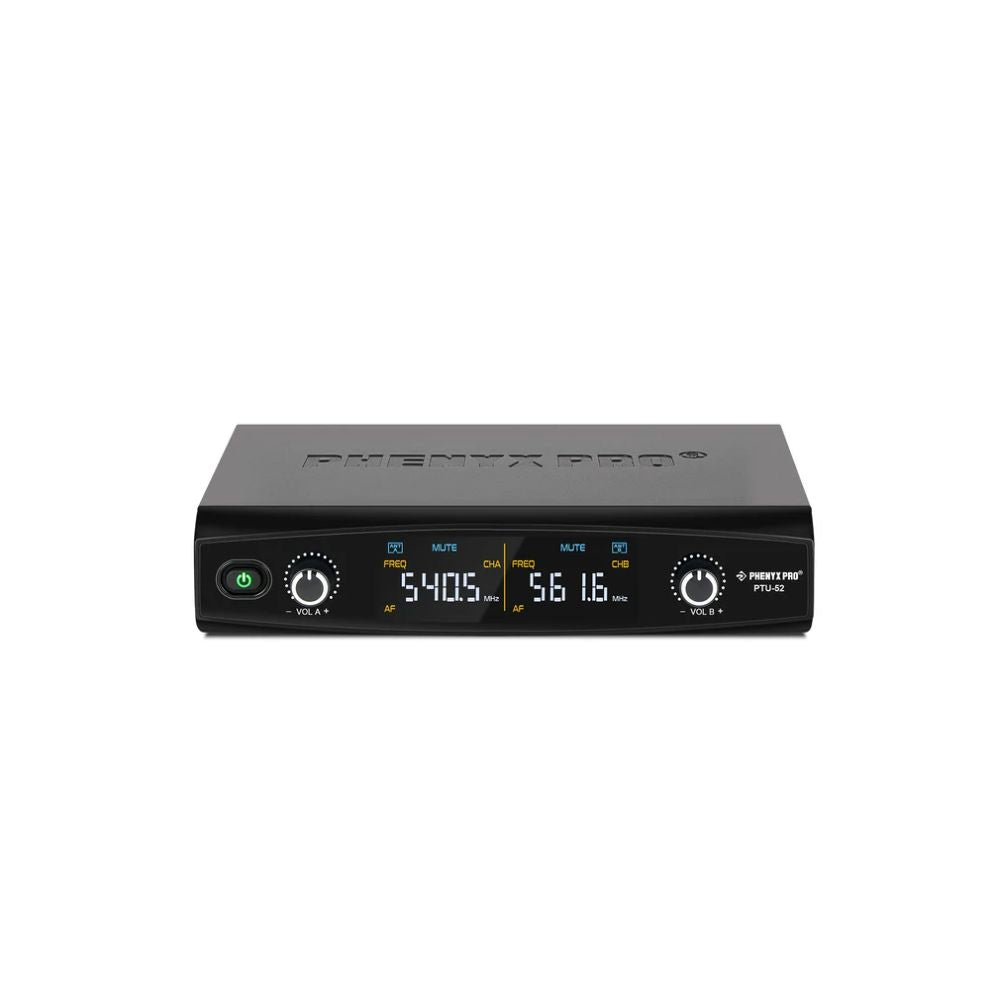 Phenyx Pro PTU-52-2H Dual Wireless Microphone