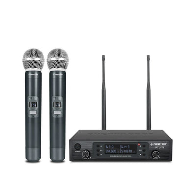 Phenyx Pro PTU-71-2H Dual UHF Wireless Microphone