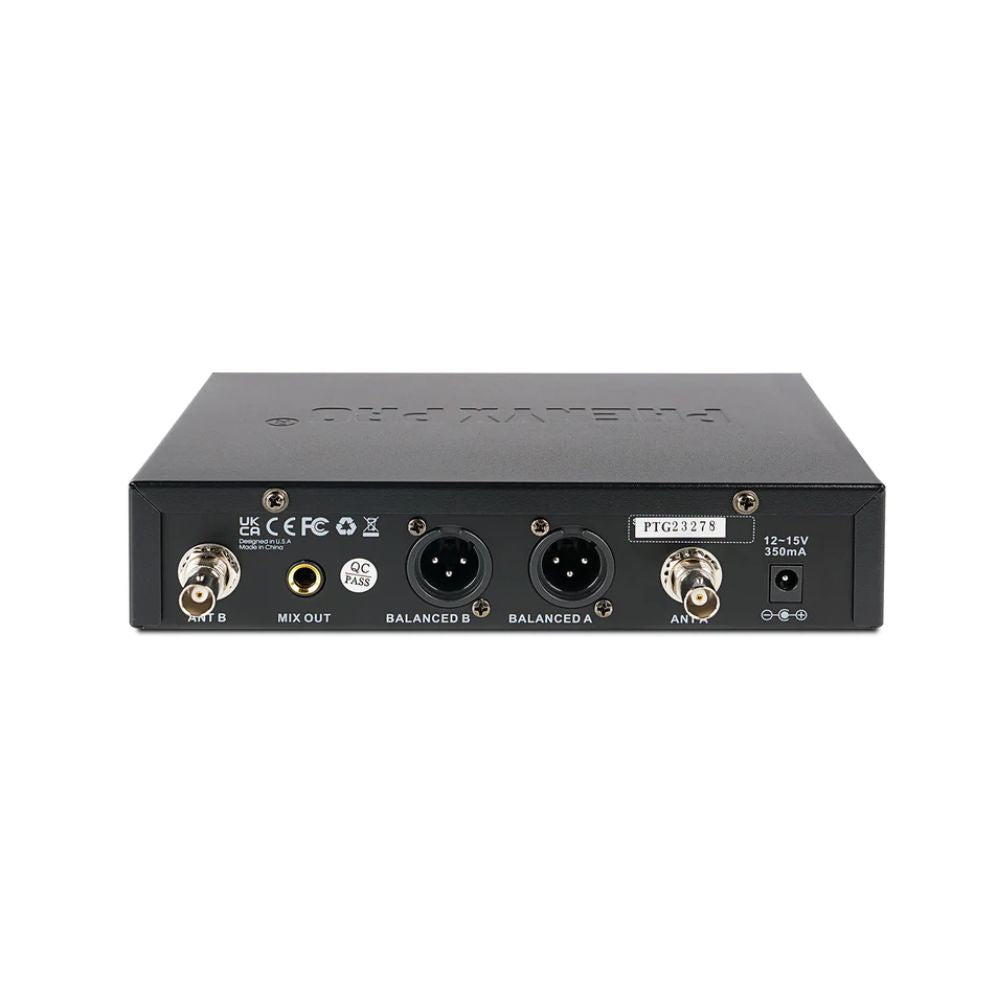 Phenyx Pro PTU-71-2H Dual UHF Wireless Microphone