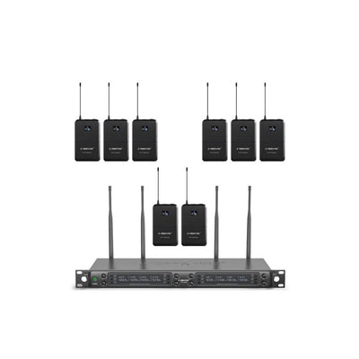 Phenyx Pro PTU-6000-8B Eight-Channel UHF Wireless Microphone