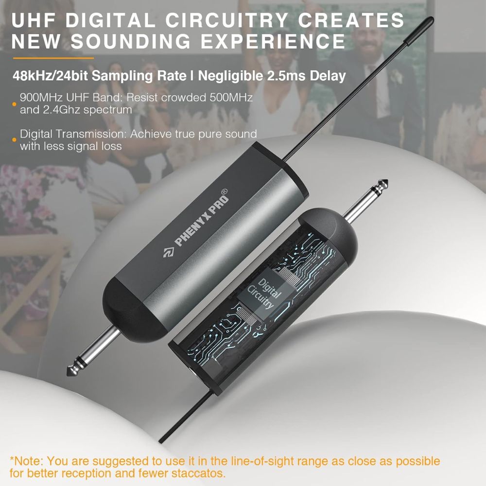 Phenyx Pro PDP-2-2H Dual Digital Portable Wireless Microphone