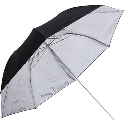 Phottix Double-Small 36"" Folding Reflective Umbrella (Black /Silver)