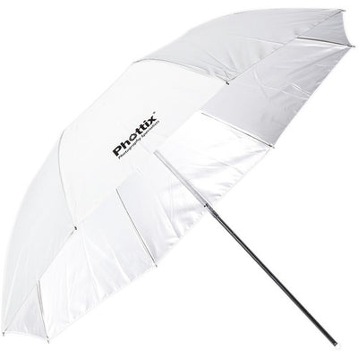 Phottix Small Double-Folding Shoot-Through Umbrella (36"", White)