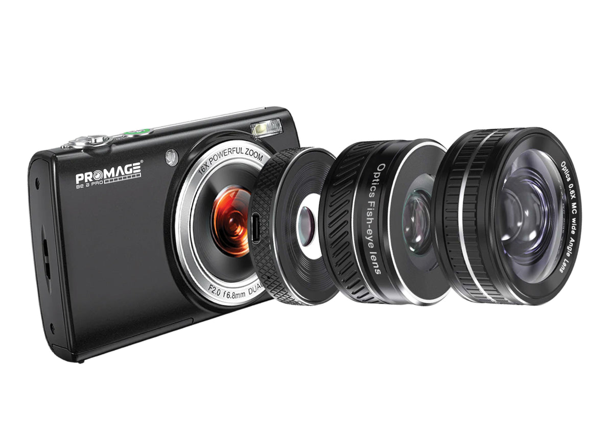 Promage 8K Digital Camera with 3 Lens PC700 – view 2