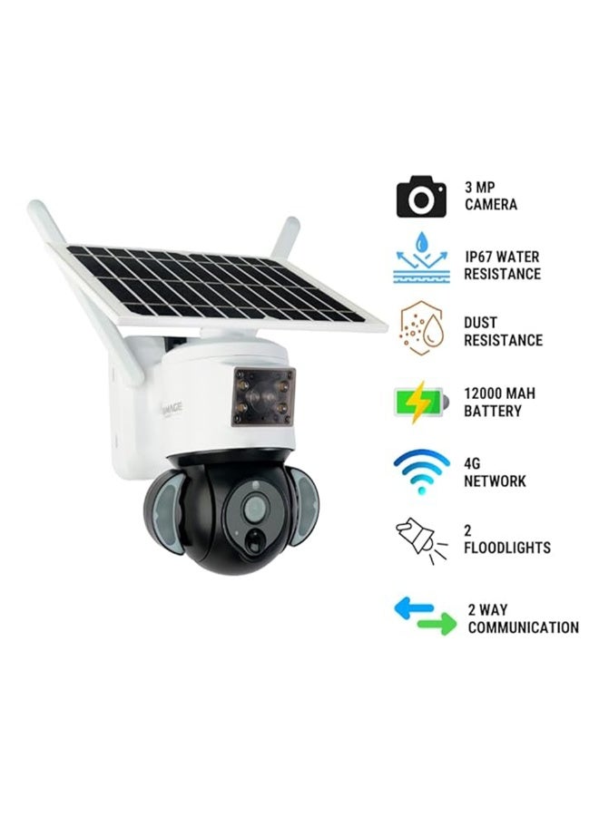 Promage Connect PC-S303-4G-W Solar Powered 4G PTZ Camera – view 2