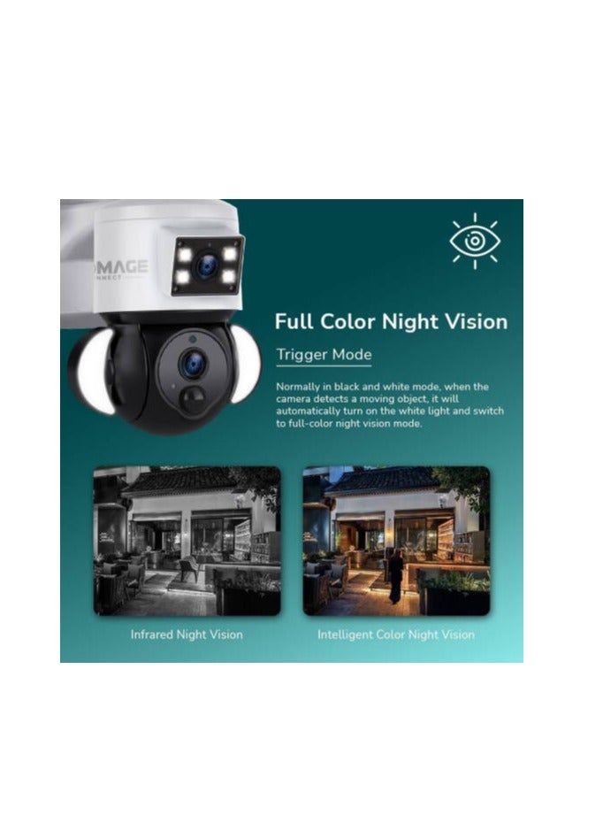 Promage Connect PC-S533-WL Dual Lens Solar PTZ WiFi Camera – view 3