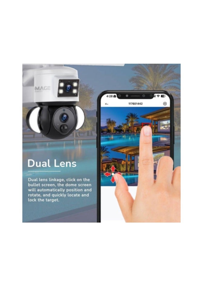 Promage Connect PC-S533-WL Dual Lens Solar PTZ WiFi Camera – view 4