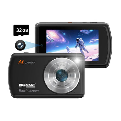Promage 4K Dual Screen Digital Camera PC145 (Black)