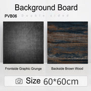 PROMAGE DOUBLE-SIDED PVC BOARD GRAPHIC GRUNGE/BROWN WOOD PM-PVB06