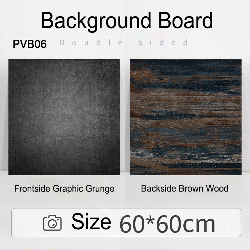 PROMAGE DOUBLE-SIDED PVC BOARD GRAPHIC GRUNGE/BROWN WOOD PM-PVB06
