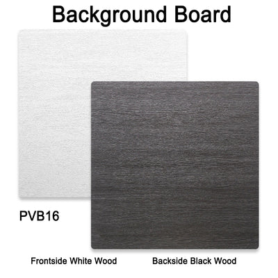 PROMAGE DOUBLE-SIDED PVC BOARD WHITE/BLACK WOOD PM-PVB16