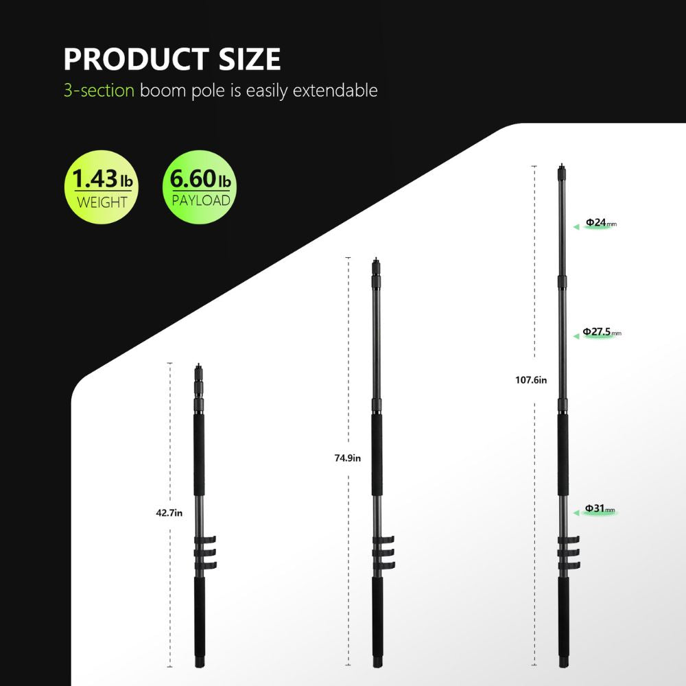 RAUBAY MA01 MICROPHONE BOOM ARM