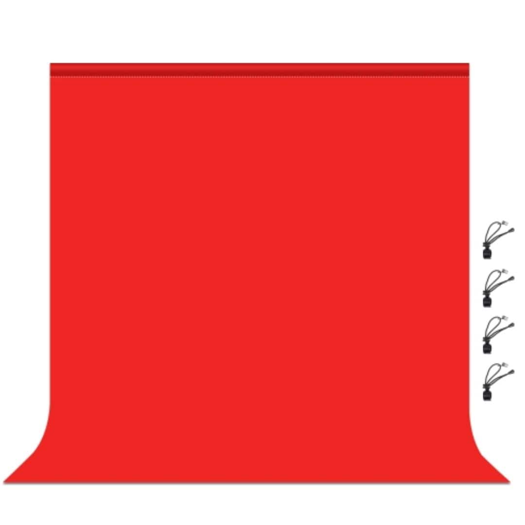 Puluz 2m x 2m Photography Background Thickness Photo Studio Background Cloth Backdrop (Red) PU5207R