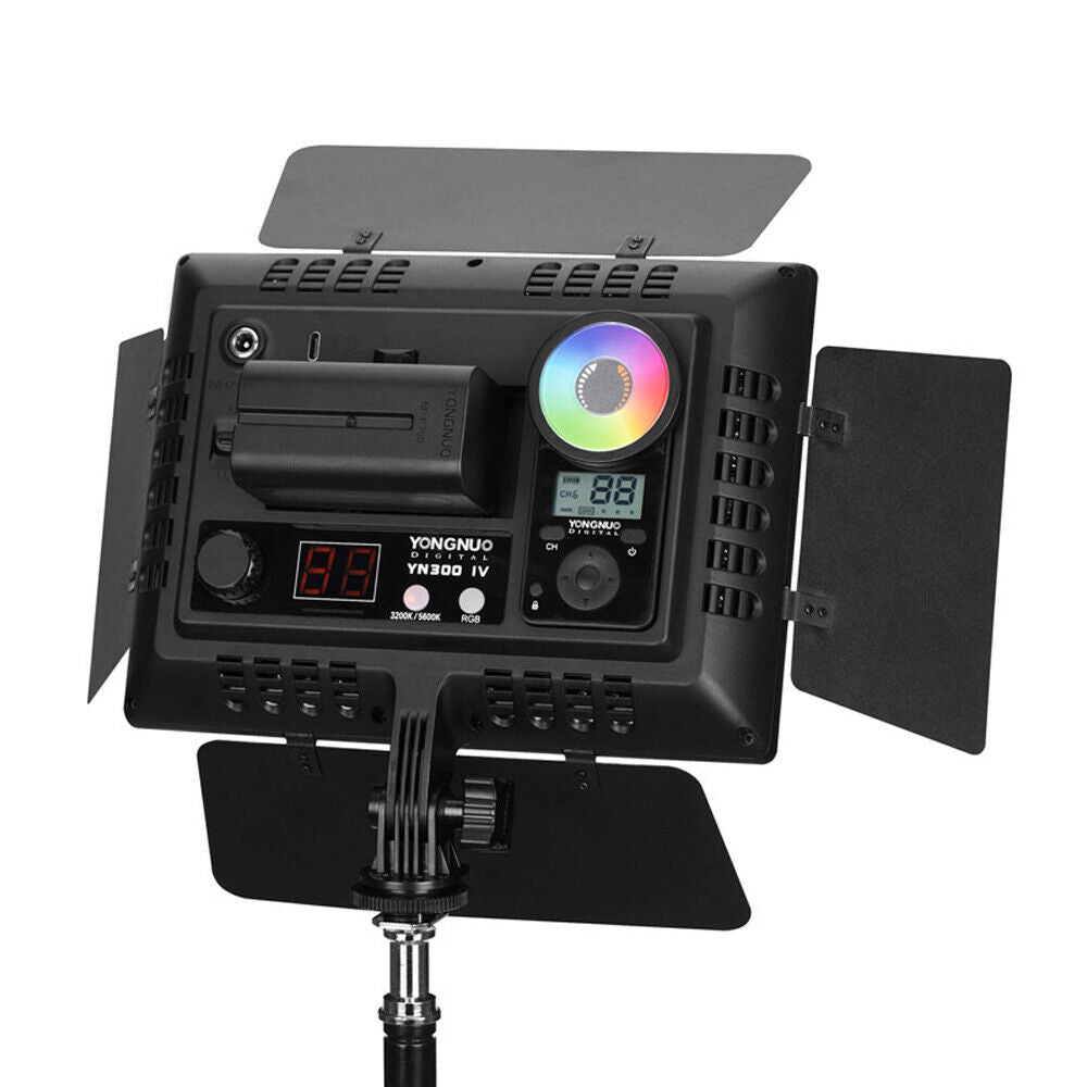 Yongnuo Yn 300 IV Led Video Panel Light Rgb Full Color 3200 K 5600 K