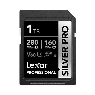 Lexar 1TB Professional SILVER PRO SDXC™ UHS-II Card