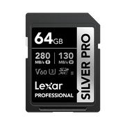 Lexar 64GB Professional SILVER PRO SDXC™ UHS-II Card