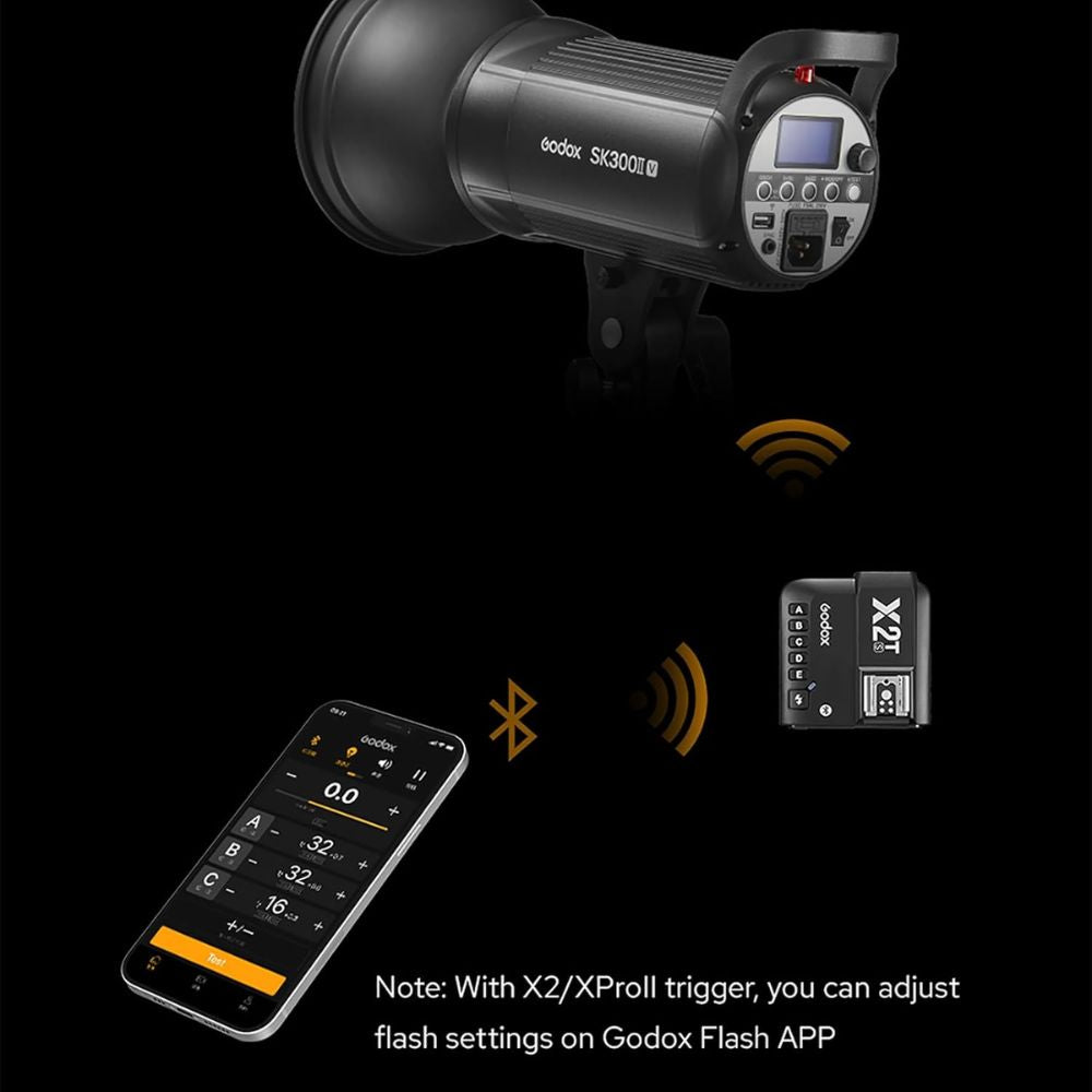 Godox SK400II-V Studio Flash with LED Modelling Lamp
