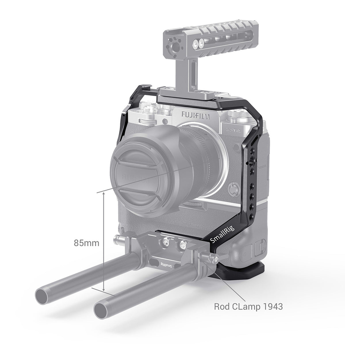 Ccf2 Frame SmallRig Cage for FUJIFILM X-T4 with VG-XT4 Vertical Battery Grip CCF2 ...