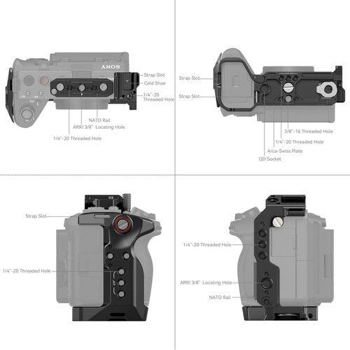 SMALLRIG CAGE FOR SONY FX30 / FX3 4183 (4138 NEW VERSION)