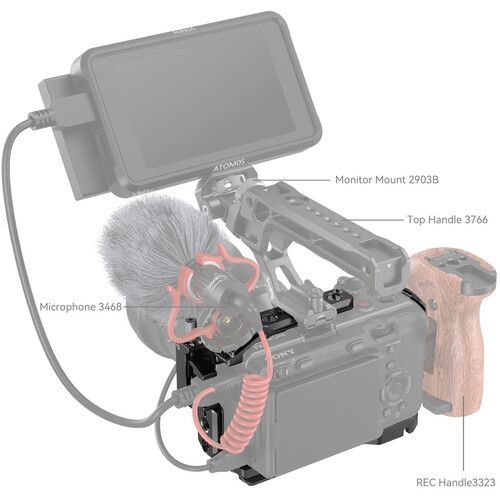 SMALLRIG CAGE FOR SONY FX30 / FX3 4183 (4138 NEW VERSION)