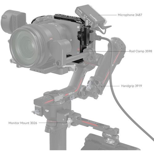 SMALLRIG CAGE FOR SONY FX30 / FX3 4183 (4138 NEW VERSION)