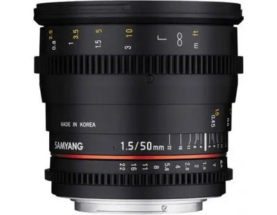 Samyang 50mm T1.5 VDSLR AS UMC Lens (Sony E Mount)
